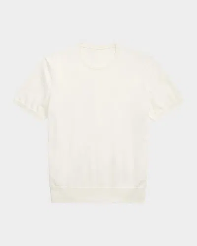 Ralph Lauren Men's Cotton Short-sleeve Crewneck Sweater In Multi