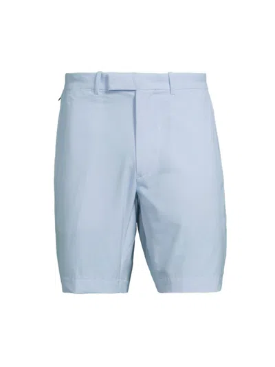 Ralph Lauren Men's Cypress Flat-front Shorts In Oxford Blue