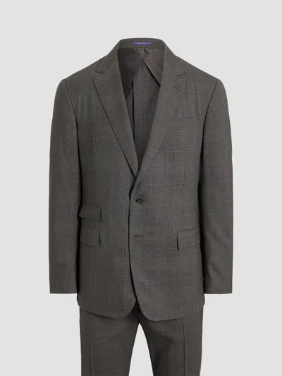 Ralph Lauren Men's Glen Check Wool Single Breasted-2 Pc Suit In Gray