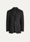 Polo Ralph Lauren Men's Gregory Hand-tailored Wool Serge Suit In Black