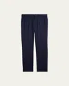 Ralph Lauren Gregory Wool Trousers In Navy
