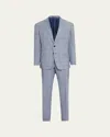 Ralph Lauren Men's Kent Hand-tailored Glen Plaid Suit In Navy