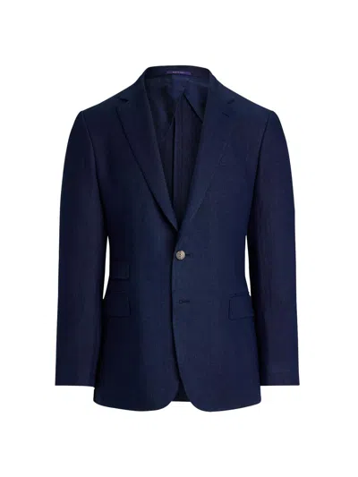 Ralph Lauren Hadley Herringbone Jacket In Blue