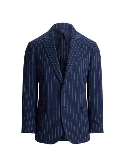 Ralph Lauren Men's Kent Pinstriped Single-breasted Sport Coat In Blue