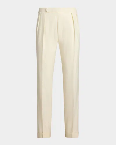 RALPH LAUREN MEN'S NM X RL GREGORY HANDMADE WOOL TROUSERS