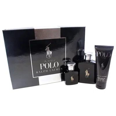 Ralph Lauren Men's Polo Black Gift Set Fragrances 3605972714480