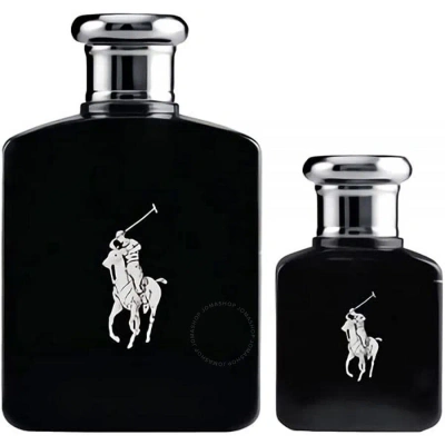 Ralph Lauren Men's Polo Black Gift Set Fragrances 3660732601431 In Black / Silver