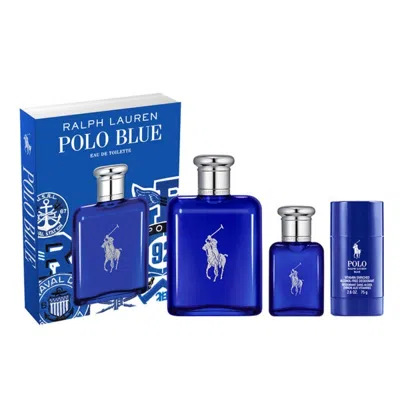 Ralph Lauren Men's Polo Blue Gift Set Fragrances 3605973004245