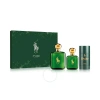 RALPH LAUREN RALPH LAUREN MEN'S POLO GREEN EAU DE TOILETTE GIFT SET FRAGRANCES 3605972783752