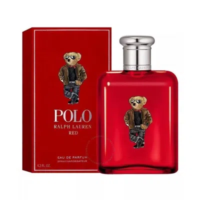Ralph Lauren Men's Polo Red Edp Spray 4.2 oz Fragrances 3605972693013 In Red   /   Red. / Pink