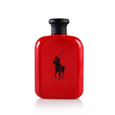 Ralph Lauren Men's Polo Red Edt Spray 4.2 oz (tester) Fragrances 3605970416126 In Red   /   Red. / Coffee