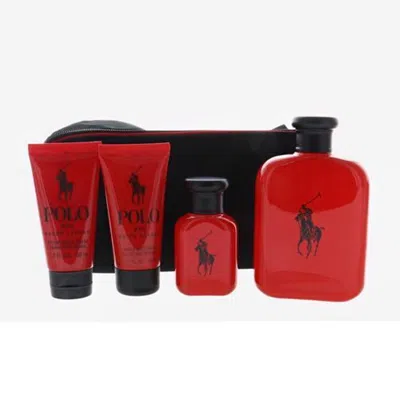 Ralph Lauren Men's Polo Red Gift Set Fragrances 3605972714329 In Pattern