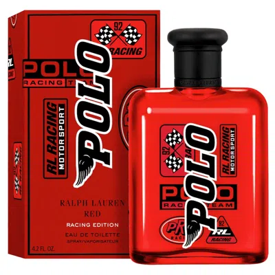Ralph Lauren Men's Polo Red Racing Edition Edt Spray 4.2 oz Fragrances 3605973028432 In Transparent