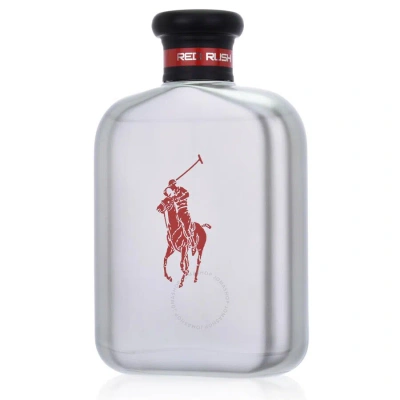 Ralph Lauren Men's Polo Red Rush Edt Spray 4.2 oz (tester) Fragrances 3605971671210 In Red   / Orange