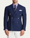 Ralph Lauren Men's Ralph Handmade Double-breasted Cashmere Blazer In Blue