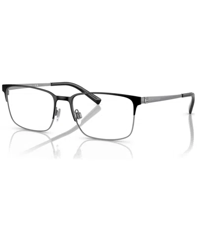 Polo Ralph Lauren Men's Rectangle Eyeglasses, Rl5119 55 In Semi Matte Black,gunmetal