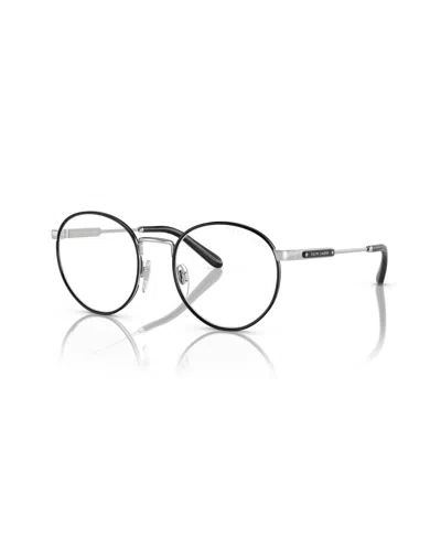 Ralph Lauren Men's Round Eyeglasses, Rl5124j In Black