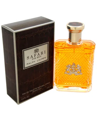 Ralph Lauren Men's Safari 4.2oz Eau De Toilette Spray In Transparent