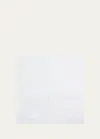 Ralph Lauren Men's Solid Linen Pocket Square In White