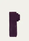 Polo Ralph Lauren Men's Superknit Silk Tie In Dark Purpl