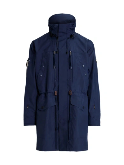 Ralph Lauren Men's Tech Taffeta Hooded Jacket In Refined Navy