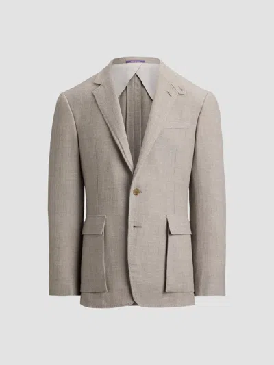 Ralph Lauren Men's Textured Open Weave Single-breasted Sport Coat In Pearl Grey Multi
