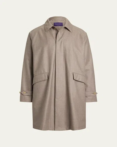 Ralph Lauren Men's Waldridge Wool And Cashmere Walking Coat In Neutral