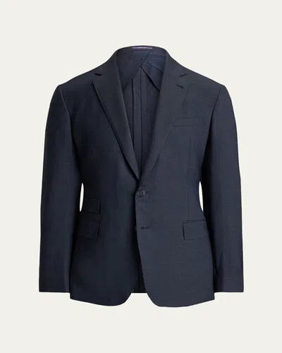 Ralph Lauren Men's Wool Glen Plaid Two-piece Suit In Blue