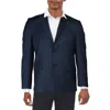 Ralph Lauren Mens Plaid Wool Two-button Blazer In Blue