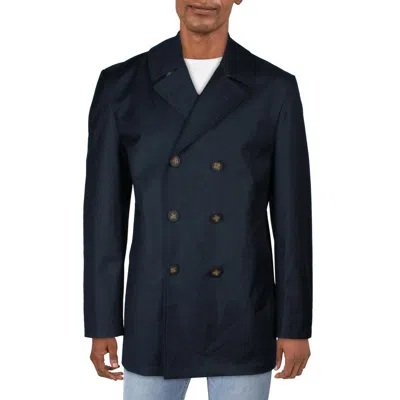 Ralph Lauren Mens Pocket Polyester Sportcoat In Blue