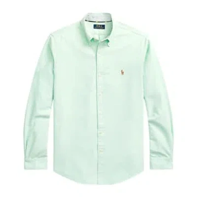 Ralph Lauren Menswear Custom Fit Oxford Shirt In Green