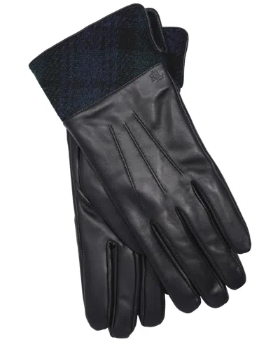Ralph Lauren Menswear Hybrid Glove In Black