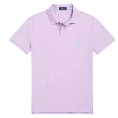 Ralph Lauren Menswear Short Sleeve Knit Polo In Purple