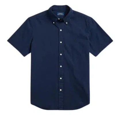 Ralph Lauren Menswear Short Sleeve Sports Shirt In Blue