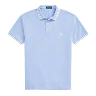 Ralph Lauren Menswear Tipped Polo In Blue