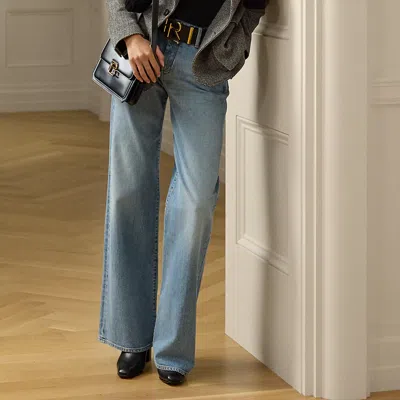 Polo Ralph Lauren Mercer Relaxed Wide-leg Jean In Percy Wash