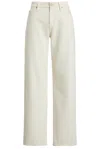 Ralph Lauren Mercer Relaxed Wide-leg Jean In White