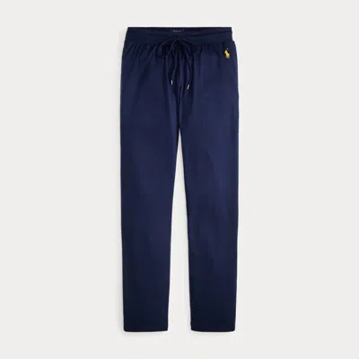 Ralph Lauren Mercerized Cotton Pajama Pant In Blue
