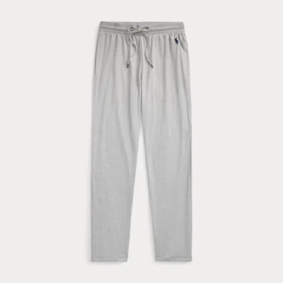 Polo Ralph Lauren Mercerized Cotton Pajama Pant In Andover Heather In Gray