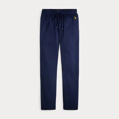 Polo Ralph Lauren Mercerized Cotton Pajama Pant In Cruise Navy In Blue