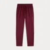 Ralph Lauren Mercerized Cotton Pajama Pant In Red