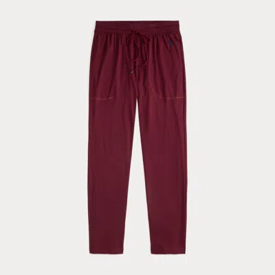 Ralph Lauren Mercerized Cotton Pajama Pant In Red