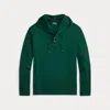 Ralph Lauren Mercerized Cotton Sleep Hoodie In Green