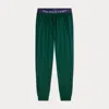 Ralph Lauren Mercerized Cotton Sleep Jogger In Green