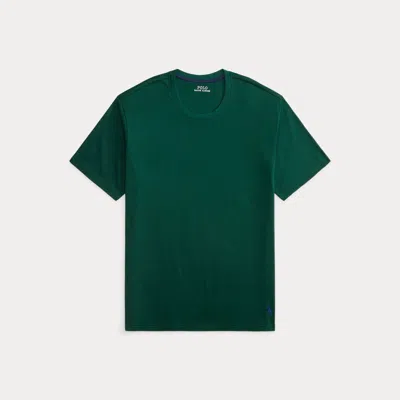 Ralph Lauren Mercerized Cotton Sleep Shirt In Green