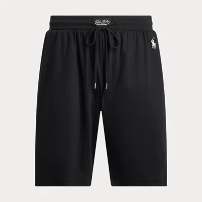 Ralph Lauren Mercerized Cotton Sleep Short In Black