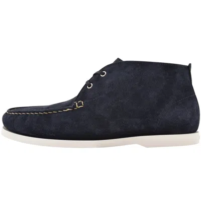 Ralph Lauren Merton Chukka Loafers Navy In Blue