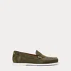 Ralph Lauren Merton Suede Venetian Loafer In Armadillo