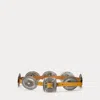 Polo Ralph Lauren Metal-accent Leather Belt In Amarillo