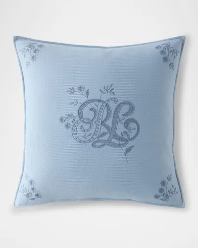 Ralph Lauren Mia Decorative Pillow, 20" Square In Blue